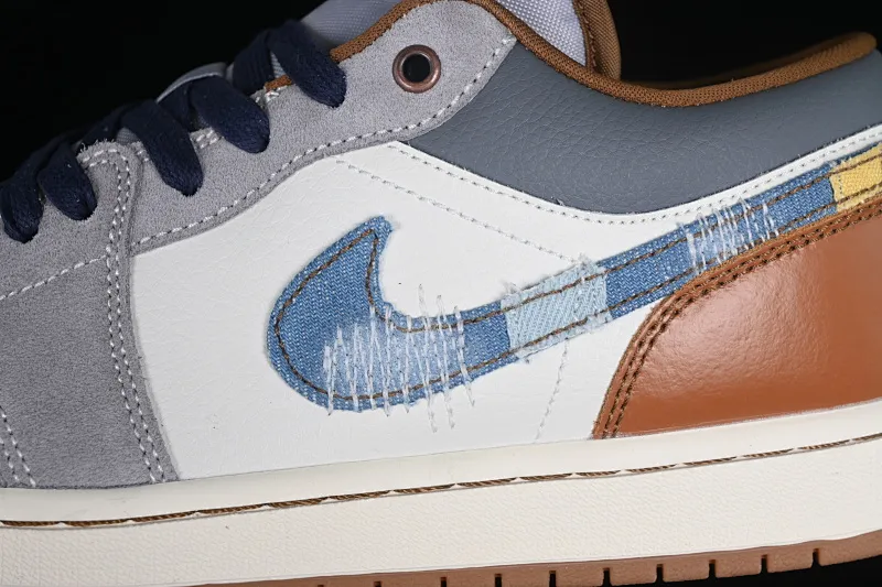 All categories Air Jordan Jordan series basketball shoes Air Jordan 1 Low Air Jordan 1 Low AJ1 Joe 1 Valentine's Day limited denim denim low-bang cultural casual sneakers FZ5042-041